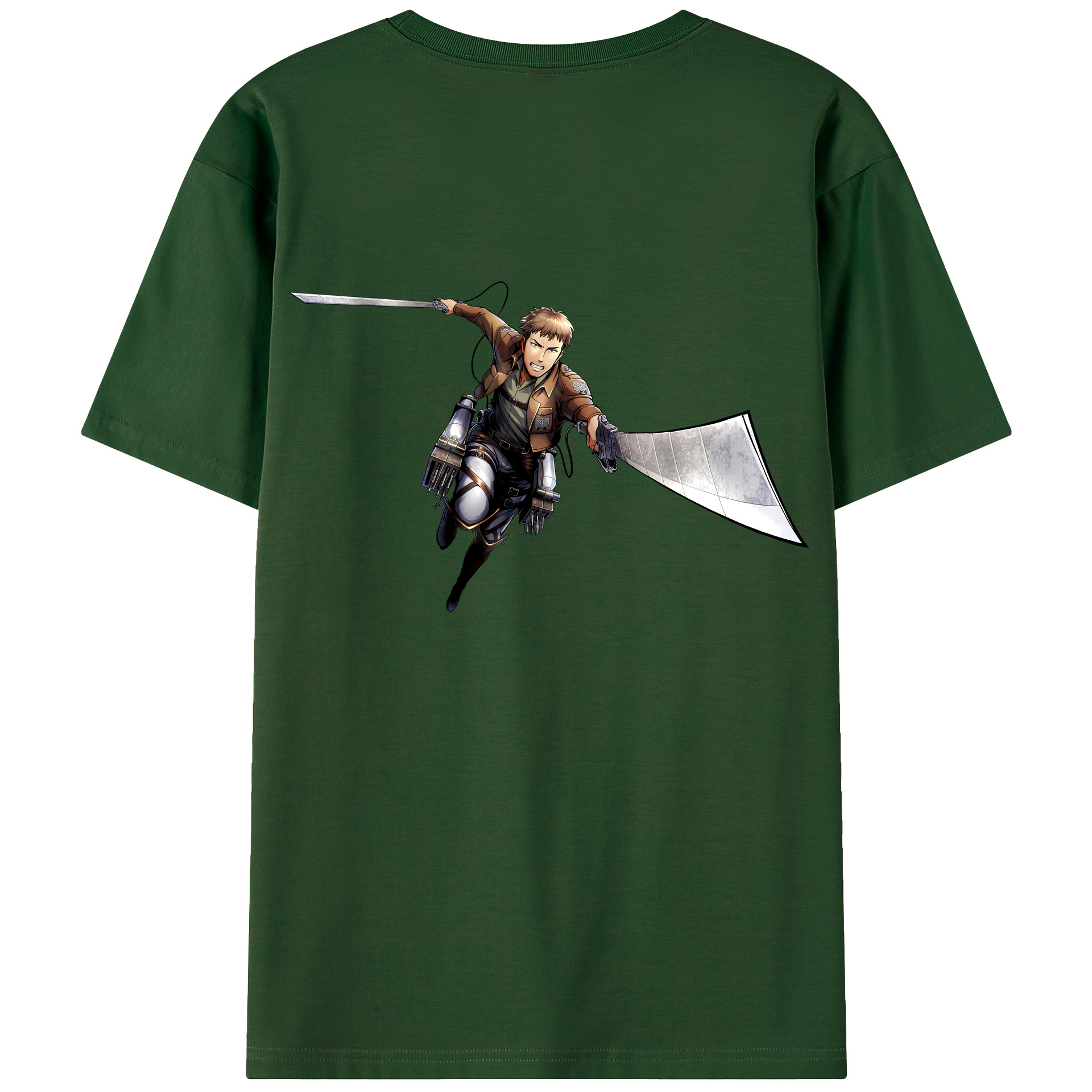 （画像用） 進撃の巨人 Attack on Titan 綿100％半袖Tシャツ（背面プリント）